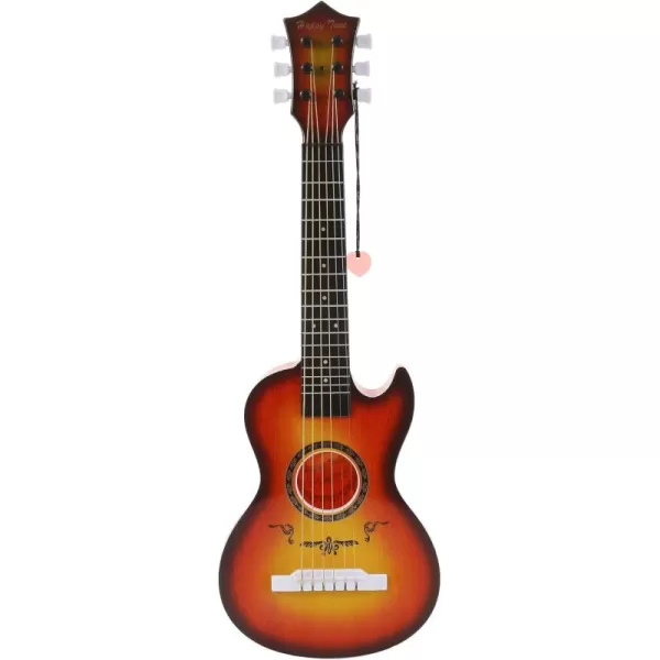 image23quot Acoustic Guitar Kids 6 String Toy Guitar  Realistic Steel Strings  Beginner Practice First Musical Instrument for Children Toddlers Cherry SunburstCherry Sunburst