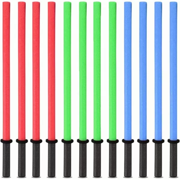 image29Inch Pool Noodles Foam Light Saber Toy Swords  Kids Bulk Party Favors  Ideal for Pools Backyard Summer Outdoors Play 6 Pack12 Pack