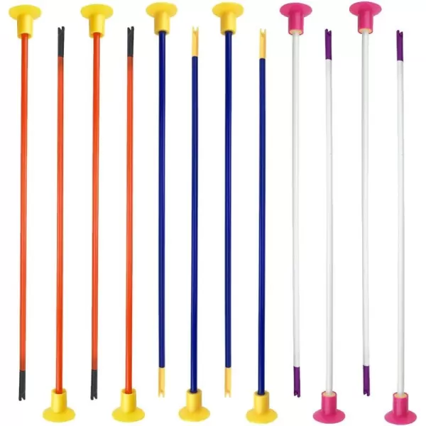 imageLiberty Imports 12 Pack Replacement Arrows for Kids Archery Set  16quot Long Extra Arrows Compatible with Most Brand Archery Sets