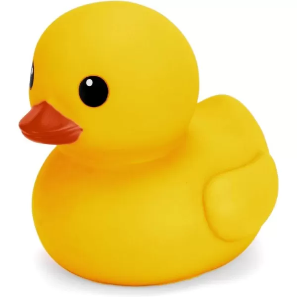 imageXL Jumbo Large Rubber Duck Bath Toy  No Hole Giant Duck Waterproof Big Duckie Baby Shower Water Toy Without Hole for Kids Home Decor Party Gift 8Inches PinkYellow