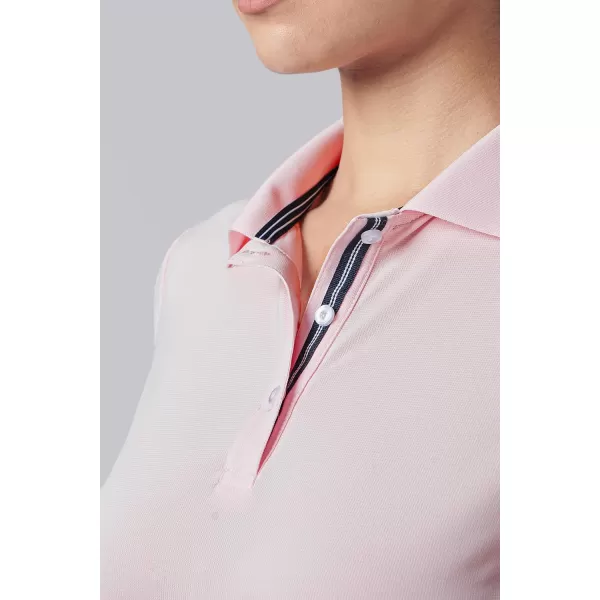 image3 Pack Womens Athletic Dry Fit Polo Shirts Wicking Short Sleeve Collared Golf T Shirt Tennis TopsGrayLavenderLight Pink