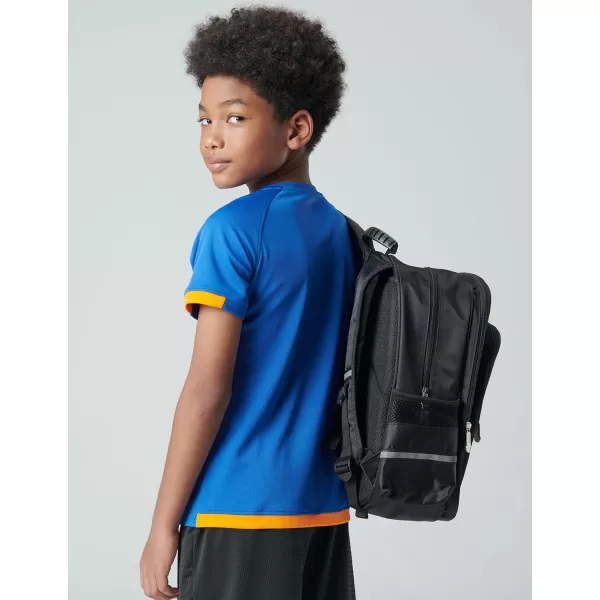 image5 Pack Boys Athletic Shirts Youth Activewear Dry Fit Tshirts for Kids Short Sleeve Tees Bulk Athletic Performance ClothingRedBlueNavyWhiteLime Yellow