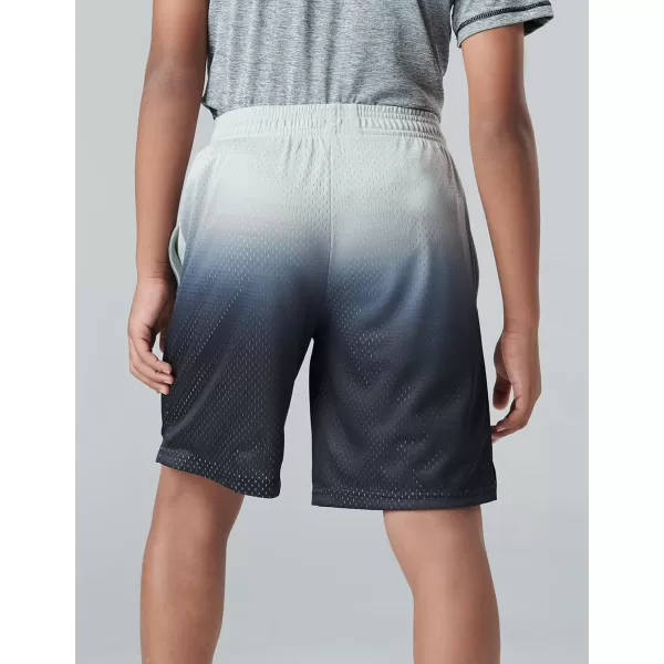 image5 Pack Boys Athletic Shorts Mesh Basketball Youth Apparel Kids Sports Active Gear with PocketsGradient BlueGrayRedNavyBlack