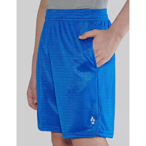 image5 Pack Boys Athletic Shorts Mesh Basketball Youth Apparel Kids Sports Active Gear with PocketsGrayBlueGreenCharcoalCrimson