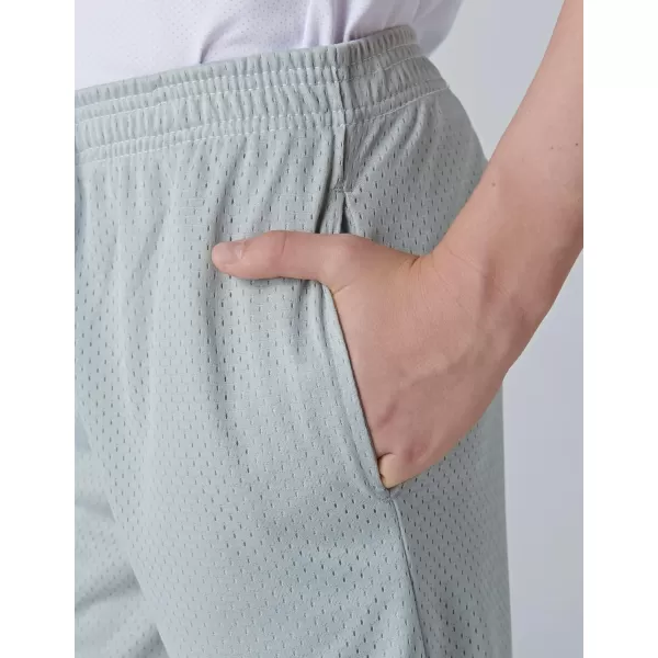 image5 Pack Boys Athletic Shorts Mesh Basketball Youth Apparel Kids Sports Active Gear with PocketsMaroonNavyGrayLight BlueBlack