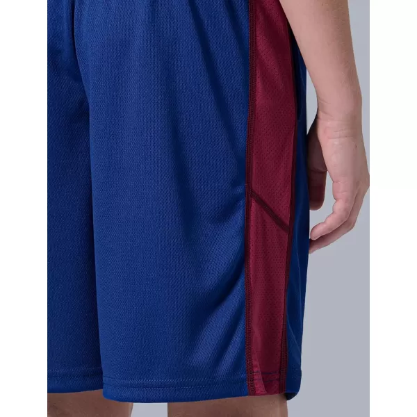 imageLiberty Imports 5 Pack Big Boys Youth Athletic Mesh Basketball Shorts with Pockets Quick Dry ActivewearGrayChacoalMaroonBlackNavy