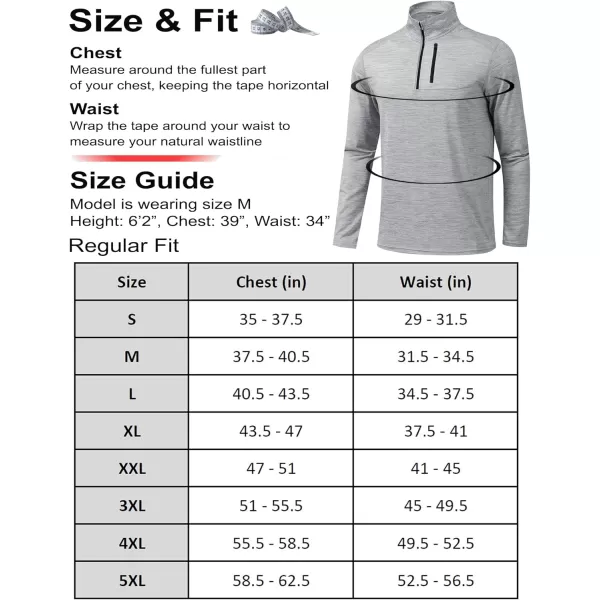 image3 Pack Mens Quarter 14 Zip Pullover Long Sleeve Workout Jackets Athletic Dry Fit Running ShirtsLight GrayBlueMaroon