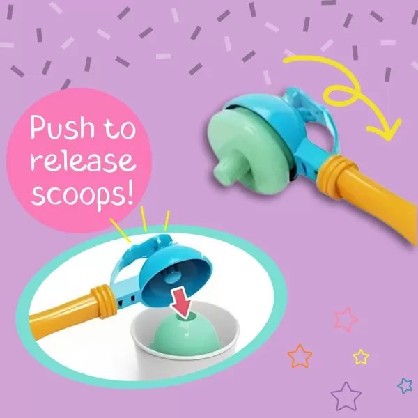 image32 PCS Ice Cream Cart Toys for Toddlers Kids Pretend Play Food Scoop ampamp Serve Macaroon Dessert Set Kitchen Accessories Icecream Shop Wagon