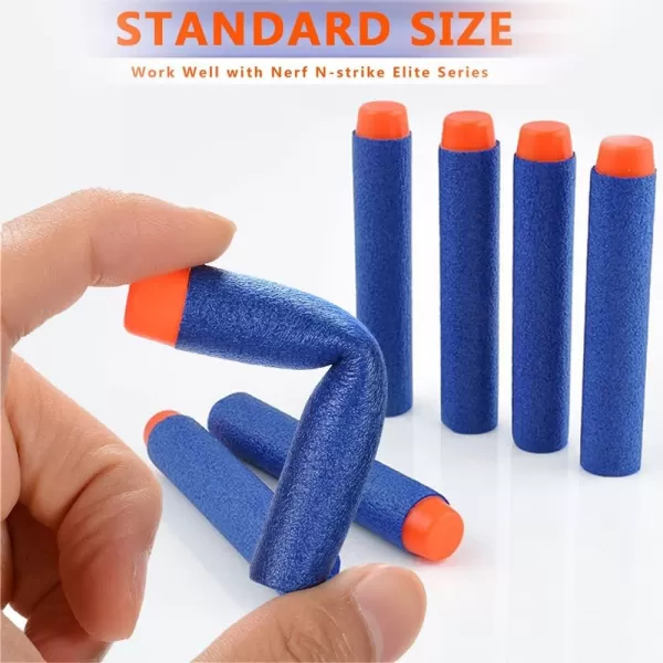 image4 Pack Mini Dart Guns Blaster Bundle for Nerf Party Favors Stocking Stuffers Compatible with Nerf Gun Pistol Elite Micro Shot Toys for Kids Boys Toddlers Teens Adults