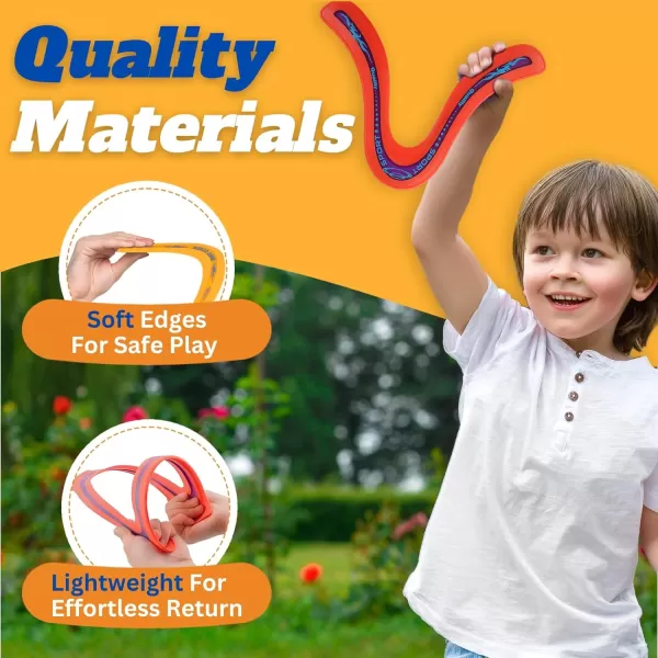 image6 PCS Flying Ring Combo Pack Sports Plastic Pro Discs Rings and Boomerangs  Lightweight Sports Outdoor Games Toys for Kids and Adults