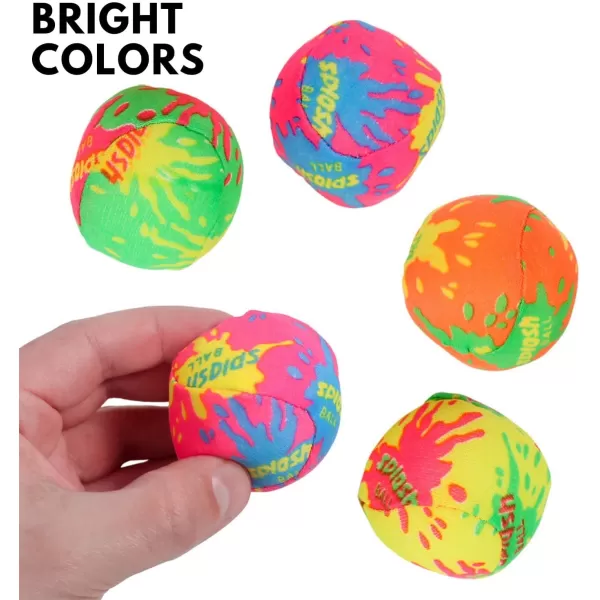 imageLiberty Imports 24 PCS Splash Water Balls with Mesh Bag  2quot Mini Super Splashers Water Bombs Absorbent Balls for Swimming Pool Toys Outdoor Summer Beach Activities for Kids Bulk Party Favor Games