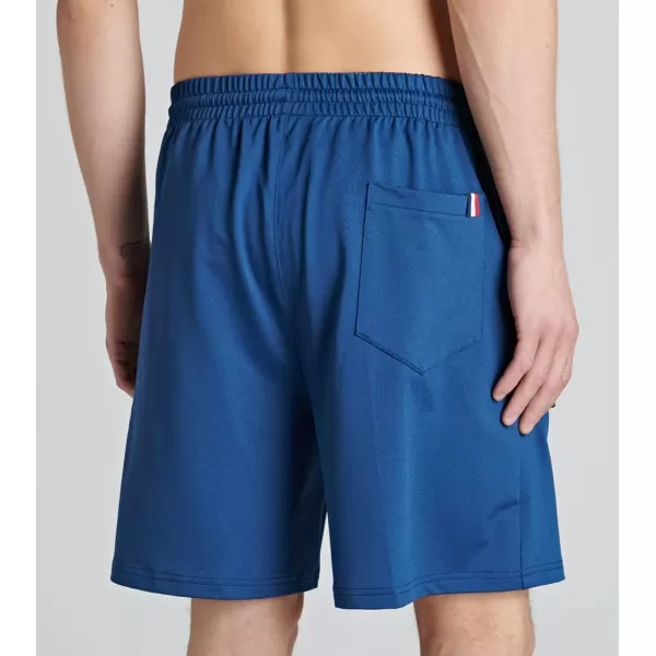 imageLiberty Imports 3 Pack Mens Sweat Shorts Athletic Casual Jogger Shorts with Zipper Pockets Terry Performance Tech ActivewearGrayBlueCharcoal