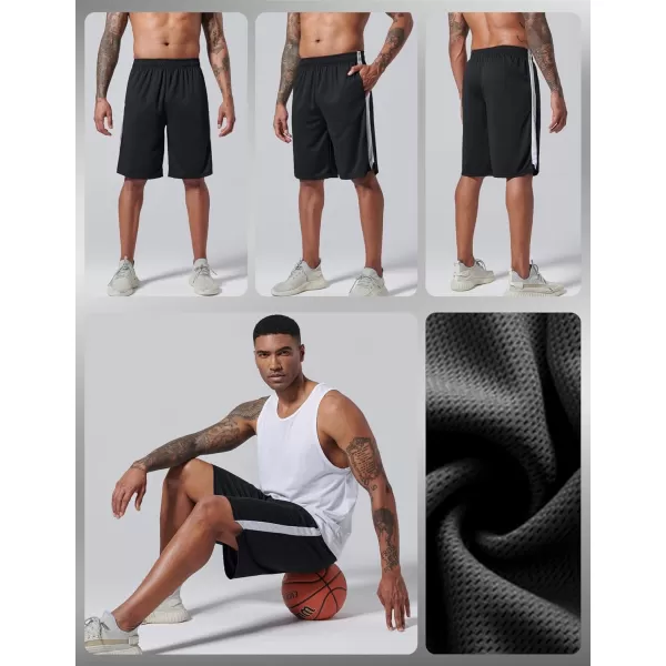 imageLiberty Imports 5 Pack Mens Quick Dry Athletic Shorts with Pockets Elastic Waist Activewear for Workout Gym BasketballBlueYellow  GrayBlack  NavyRed  BlackWhite  RedWhite