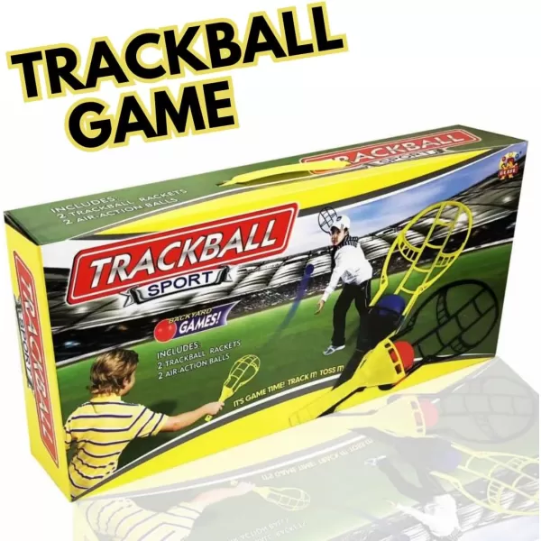 imageLiberty Imports Trackball Sport Chuck and Catch Ball  2 Player Lacrosse Racket Toy Classic Backyard Game Set Outdoor Play for Kids ampamp Adults