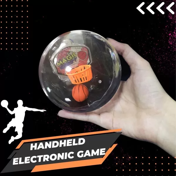 image12 Pack Mini Basketball Electronic Handheld Shoot ampamp Score Hoop Game with LED Lights ampamp Sounds Bulk Toys Birthday Party Favors Prizes for Kids Adults