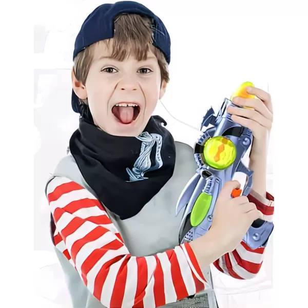 imageElectric Toy Space Gun Galactic Infinity Alien Blaster Pistol for Kids Pretend Play with Flashing LED Lights and Blasting Laser FX SoundsFX 1