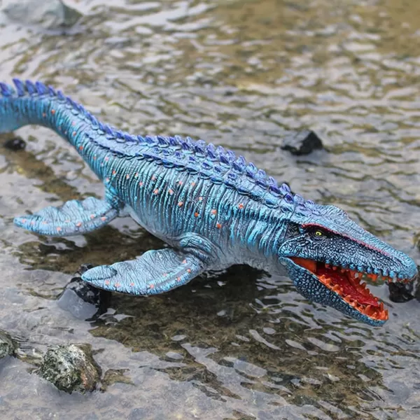 imageJurassic Large Mosasaurus Dinosaur Toy Figure 134quot Realistic Giant Sea Monster Figurine Educational Prehistoric Water World Ocean Creature for Model Decoration Display Collectors