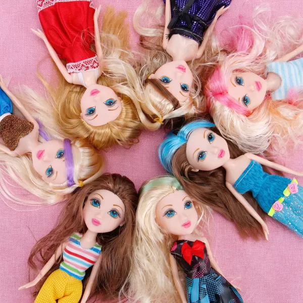 imageLiberty Imports 12 Pack American Fashion Beauty Dolls in Individual Boxes  10quot Girls Runway Divas Multipack Toys Bundle Bulk Party Favors Supplies 10quot