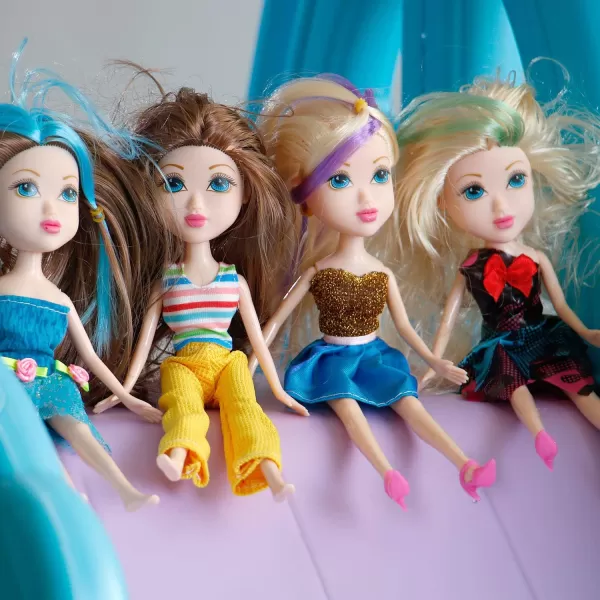 imageLiberty Imports 12 Pack American Fashion Beauty Dolls in Individual Boxes  10quot Girls Runway Divas Multipack Toys Bundle Bulk Party Favors Supplies 10quot