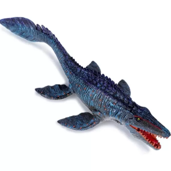 imageJurassic Large Mosasaurus Dinosaur Toy Figure 134quot Realistic Giant Sea Monster Figurine Educational Prehistoric Water World Ocean Creature for Model Decoration Display Collectors