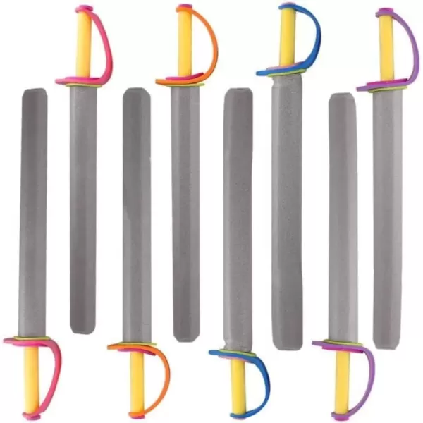 imageLiberty Imports 26quot Giant Pirate Foam Swords Large Toy Set  Kids Birthday Party Activities Event Favors 8 Pack