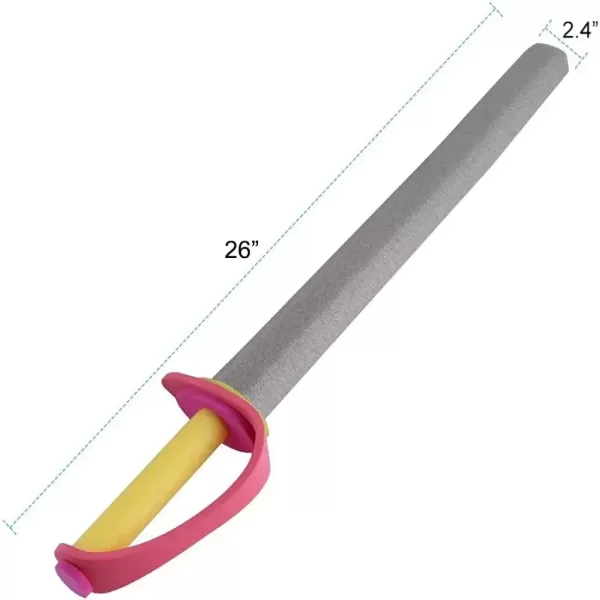 imageLiberty Imports 26quot Giant Pirate Foam Swords Large Toy Set  Kids Birthday Party Activities Event Favors 8 Pack