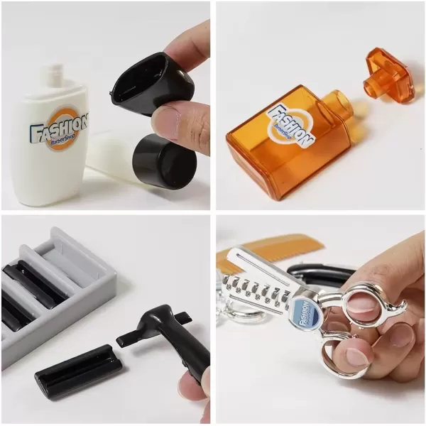 imageMy First Shaving and Grooming Pretend Play Kit  Kids Barber Playset for Boys with Hair Trimmers Dryer Razors and Styling Accessories