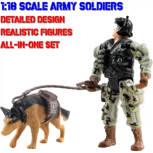 imageLiberty Imports Military Toys Army Action Combat Zone  42 Piece Huge Playset with Large Tanks Boat Motorcycle Trucks Soldier Figures and Accessories