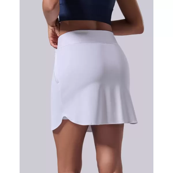 imageLiberty Pro 3 Pack Womens Athletic Skirts with Shorts Underneath Tennis Golf Skorts Tummy Control Pockets for Workout GymBlackWhitePink