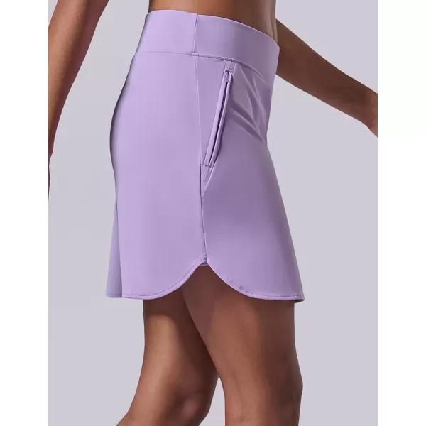 imageLiberty Pro 3 Pack Womens Athletic Skirts with Shorts Underneath Tennis Golf Skorts Tummy Control Pockets for Workout GymLilacNavySage Green