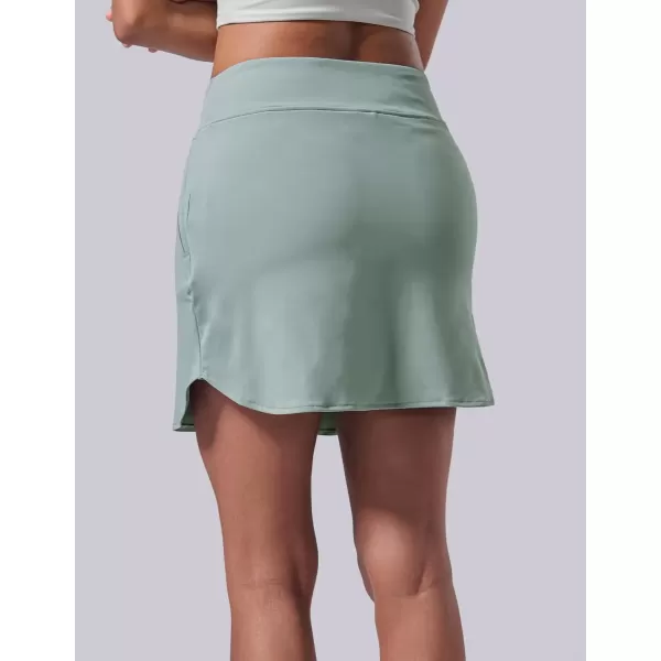 imageLiberty Pro 3 Pack Womens Athletic Skirts with Shorts Underneath Tennis Golf Skorts Tummy Control Pockets for Workout GymLilacNavySage Green