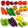 image24 PCS Realistic Artificial Fake Vegetables Lifelike Decorative Foam Food Set Faux Veggies for Home Kitchen Decor Set Photo Props
