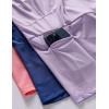 image3 Pack Girls Athletic Skirts with Builtin Shorts and Pockets Youth Kids Skorts Tennis Golf RunningNavyLavenderPeach Pink