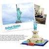 image3D Puzzle Statue of Liberty  DIY Architecture Building Model Kit  Realistic Replica No Glue  Educational Toy for Kids ampamp Adults  New York Landmark Decor