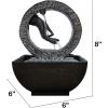 imageBuddha Hand Relaxation Table Waterfall  Indoor Tabletop Office Water Fountain Home Decor  Asian Zen Bedside Decoration with Soothing Sounds