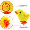 imageLiberty Imports 12 Pack WindUp Chicks  Fluffy Jumping Chicken Ducklings Bulk Wind Up Novelty Easter Party Favors Kids Toys