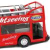 imageLiberty Imports 132 Scale Die Cast Sightseeing Tour Bus Toy Pull Back Vehicles  Mini Double Decker Tourist Open Top Bus Model Car  Pullback Action Toys with Lights and Music RedNyc Tour