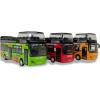 imageLiberty Imports 132 Scale Die Cast Sightseeing Tour Bus Toy Pull Back Vehicles  Mini Double Decker Tourist Open Top Bus Model Car  Pullback Action Toys with Lights and Music RedRed