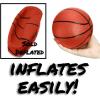 imageLiberty Imports 4 PCS Inflatable Mini Basketball Toy Replacement Rubber Balls with Pump and Needle for Indoor Toy Miniature Hoop or Sports Training 6 Inch