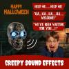 imageLiberty Imports Sound Activated Skull with Light Up Eyes and Creepy Sounds  Halloween Party Prop Spooky Decoration for Haunted House Indoor Decor