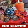 imageLiberty Imports Sound Activated Skull with Light Up Eyes and Creepy Sounds  Halloween Party Prop Spooky Decoration for Haunted House Indoor Decor