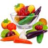 image24 PCS Realistic Artificial Fake Vegetables Lifelike Decorative Foam Food Set Faux Veggies for Home Kitchen Decor Set Photo Props