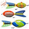 imageLiberty Imports 3 Pack Whistling Pocket Foam Missile Footballs Variety Pack  Aero Howling Foam Sports Flyers Toys for Indoor Outdoor Activities