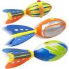 imageLiberty Imports 3 Pack Whistling Pocket Foam Missile Footballs Variety Pack  Aero Howling Foam Sports Flyers Toys for Indoor Outdoor Activities