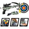 imageLiberty Imports Military Action Camouflage Kids Toy Crossbow Set  Includes Suction Cup Arrows and Target