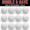 image12 PCS Toddler ampamp Little Kids Replacement T Ball Baseball Balls  Jumbo Plastic TBalls with Mesh Ball Bag 35inch Oversized Tballs for Little Tikes TotSports TBall Set Softball Training