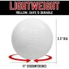 image12 PCS Toddler ampamp Little Kids Replacement T Ball Baseball Balls  Jumbo Plastic TBalls with Mesh Ball Bag 35inch Oversized Tballs for Little Tikes TotSports TBall Set Softball Training