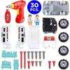 imageLiberty Imports Take Apart Toy Set Build Your Own Vehicle with Drill Sounds ampamp Lights Buildable STEM Learning Construction Kit for Toddlers Kids Boys Ambulance