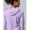 image3 Pack Womens Active Lightweight Long Sleeve Hoodies UPF 50 Sun Protection Pullover Shirts with Thumb HolesAquaLavenderPastel Pink