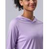 image3 Pack Womens Active Lightweight Long Sleeve Hoodies UPF 50 Sun Protection Pullover Shirts with Thumb HolesAquaLavenderPastel Pink